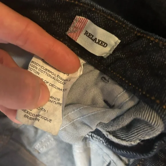 5/$25Dickies women’s dark denim relaxed fit jeans size 6R - Picture 4 of 8